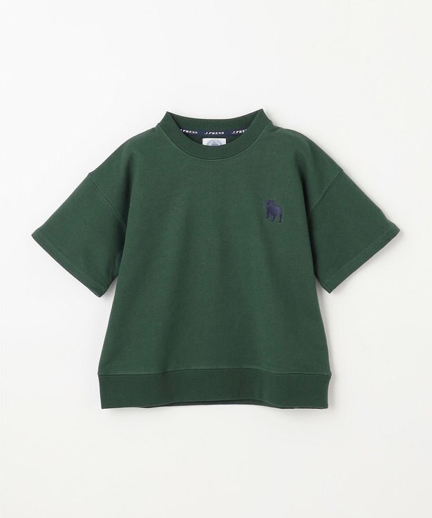 J.PRESS KIDS 【100-130cm】バックブル ミニ裏毛 半袖トレーナー グリーン系