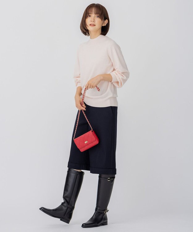 23区 【CLASSY.1月号掲載】ジョッキーベルト ブーツ ブラック系