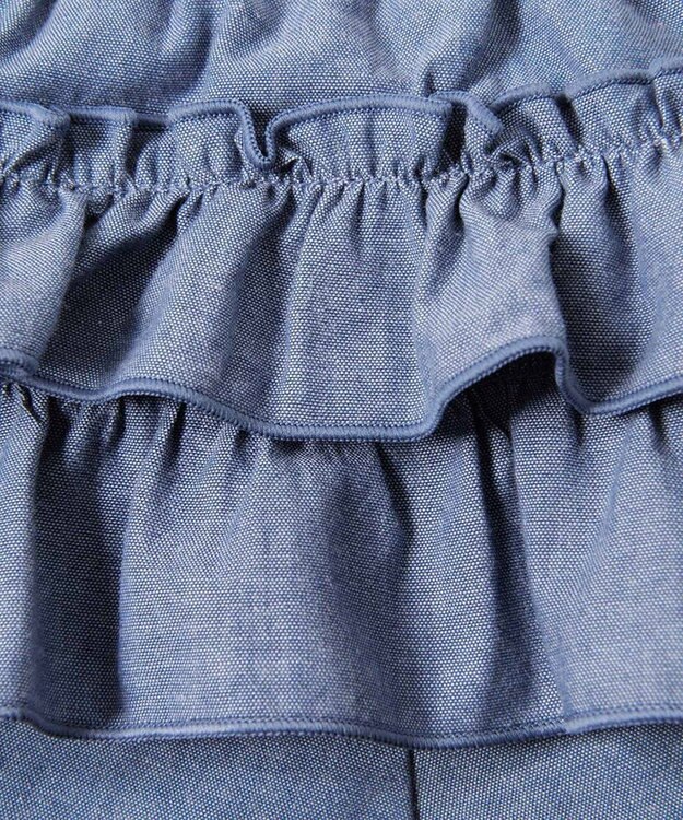 MIKI HOUSE HOT BISCUITS 【フリー(70-90cm)】 フリル付き ベビーブルマ ブルー