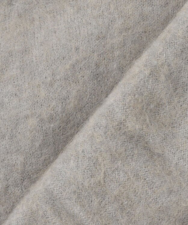 23区 L 【Oggi10月号掲載/洗える】カシミヤミックスファー ニット モカグレー