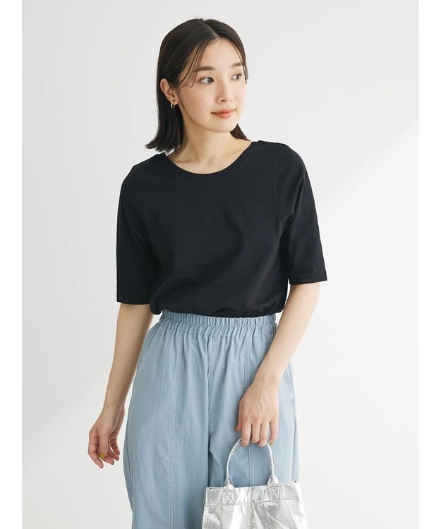 Green Parks ・ＳＵＧＡＲ　ＳＰＯＯＮ　２ｗａｙハーフスリーブＴＥＥ Black