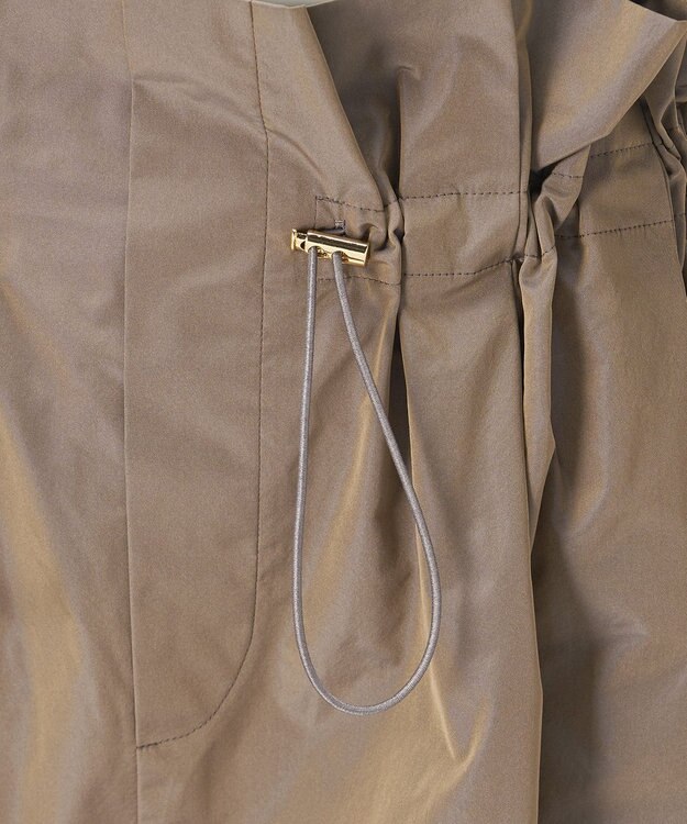 23区 S 【R(アール)】LIMONTAマイクロタフタ ドロスト フレアスカート ベージュ系