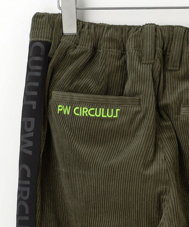 PW CIRCULUS 【MEN】サイドライン コーデュロイパンツ カーキ系