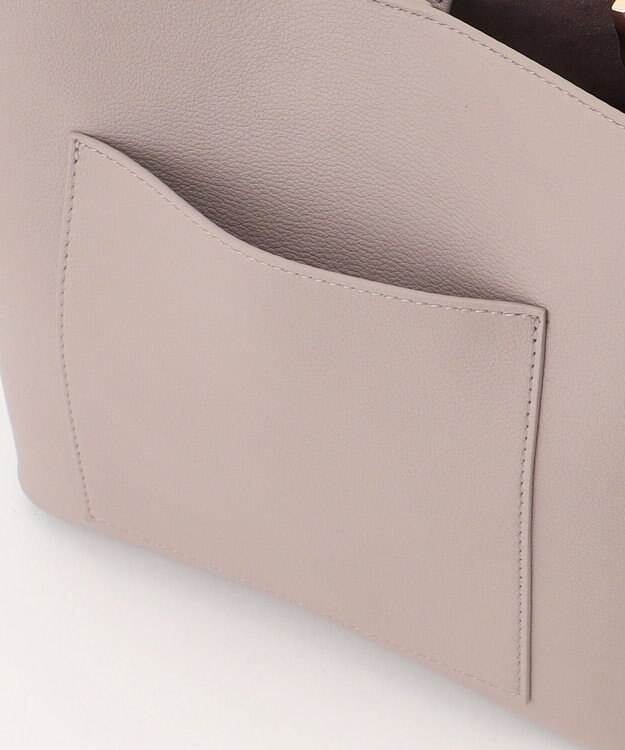 J.PRESS LADIES 【3点セット・A4サイズ収納可】マトリョーシカ トート バッグ グレー系