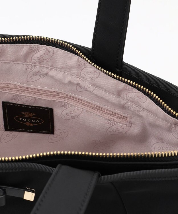 TOCCA 【A4サイズ対応・撥水】JOLIE KNOT NYLONTOTE トートバッグ ブラック系