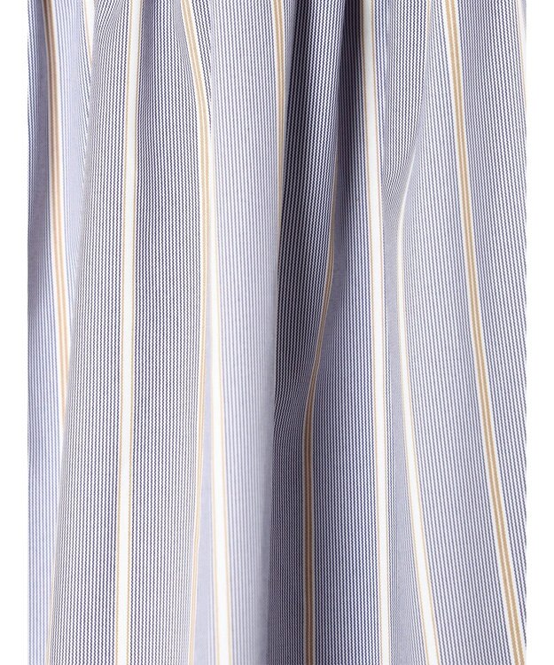 AMERICAN HOLIC ティアードギャザースカート Stripe Sax