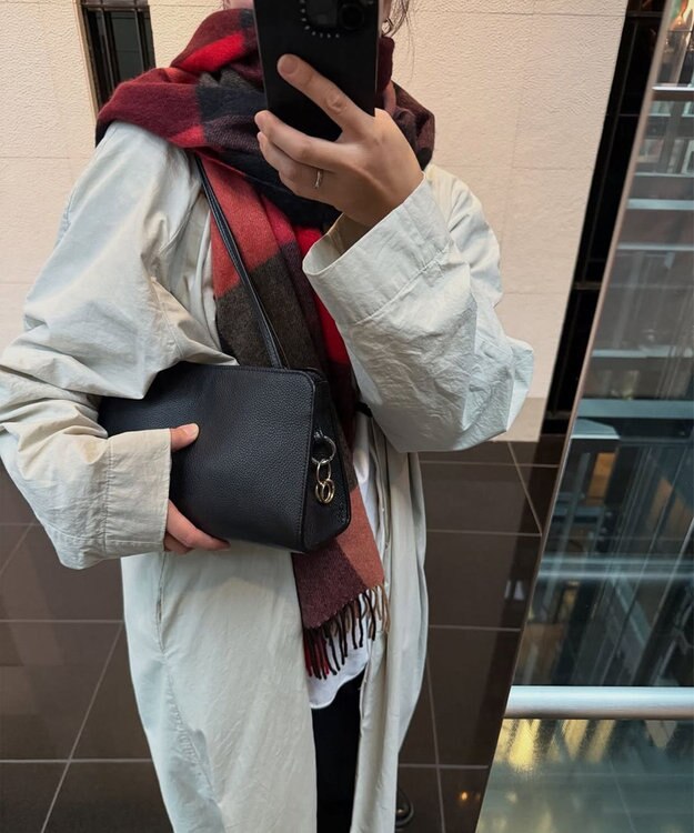 MORROW by thank 【石岡真実コラボ】NOAH ショルダーバッグ ブラック