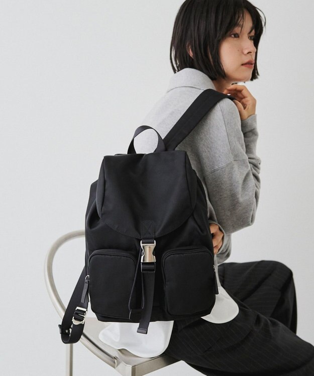russet ナイロンリュックサック(CE-1650) Black