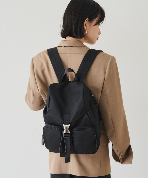 russet ナイロンリュックサック(CE-1650) Black