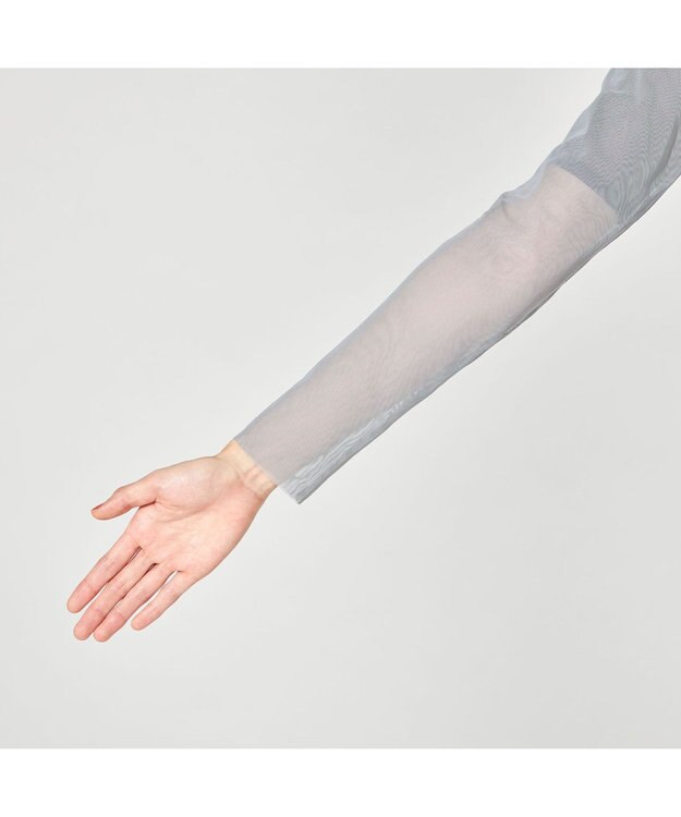 Chacott チュールトップ アッシュグレー