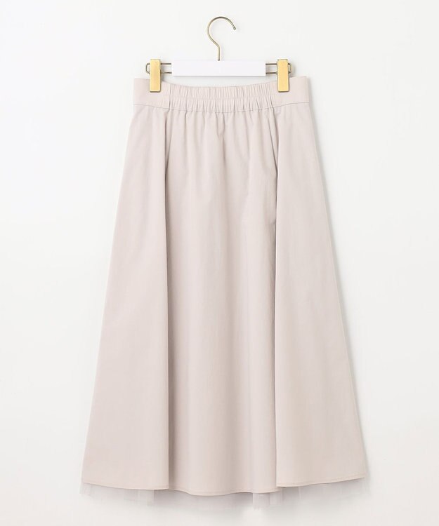 ANY SIS 【2WAY】ライトチュールリバーシブル スカート アイボリーベージュ