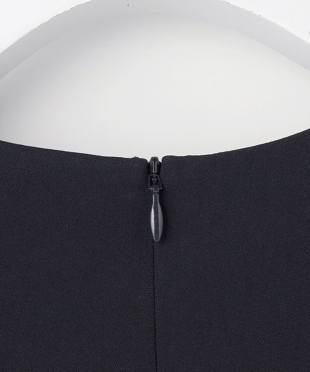 J.PRESS LADIES S 【セットアップ対応・2way】セラテリーダブルクロス ブラウス ネイビー系