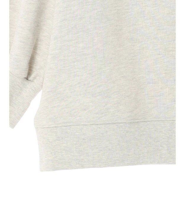 earth music&ecology 裏毛ロゴチュニック Oatmeal