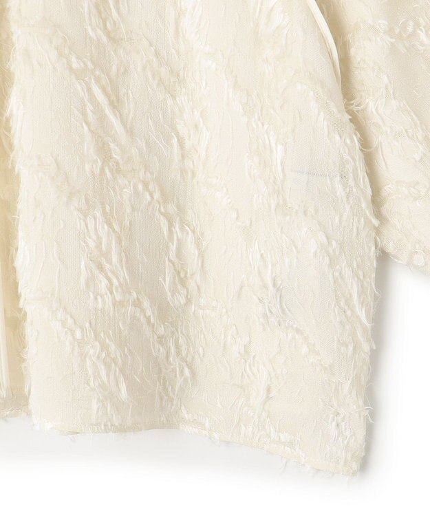 BEIGE， CAMILLE / ジャガードブラウス Ecru