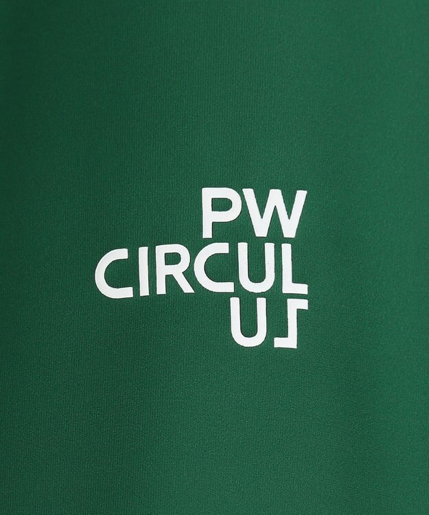 PW CIRCULUS 【UVカット / 吸水速乾 / 伸縮性抜群】【WOMEN】NEW バックメッシュモック T ゴルフウェア レディース グリーン系