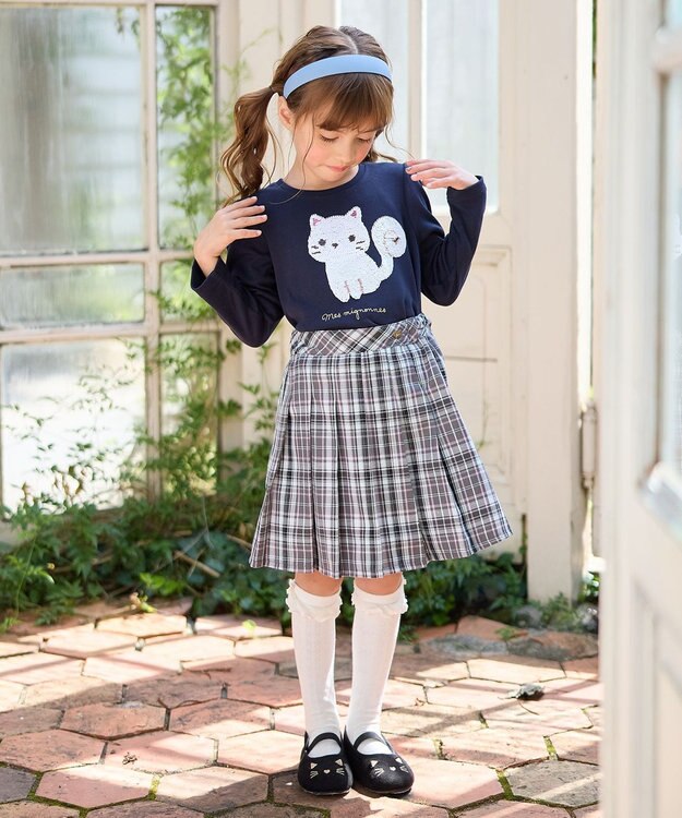 ANY KIDS アニマル パンプス ブラック