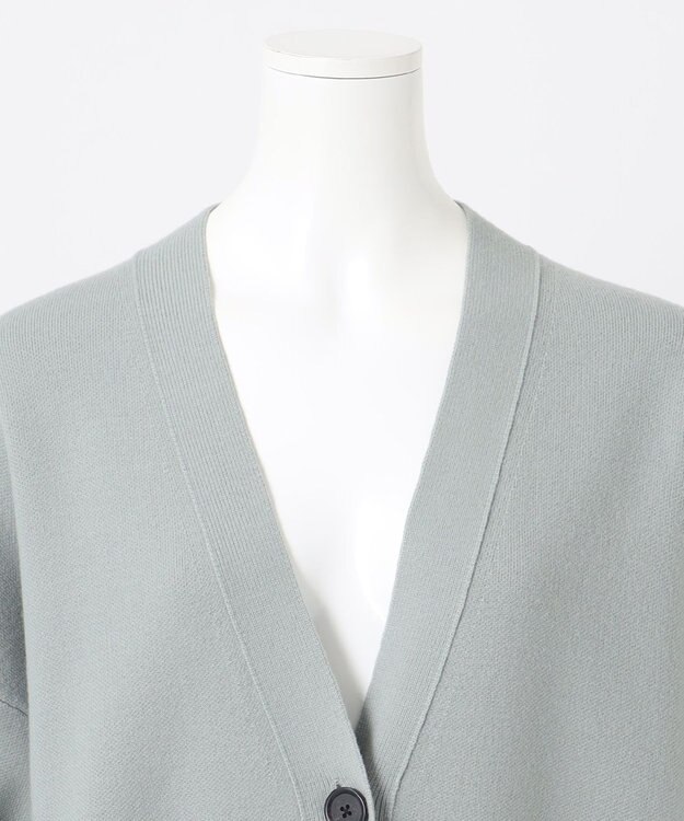 23区 【エステータ】エアリースパンウール カーディガン ミントグリーン系