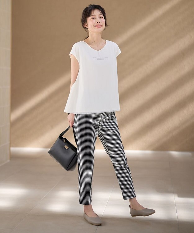 ANY L 【ストレッチ】大人の7daysデイリーパンツ ギンガム