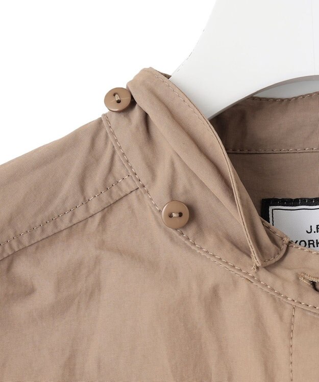 J.PRESS YORK STREET 【WOMEN】ミリタリーシャツワンピース ベージュ系