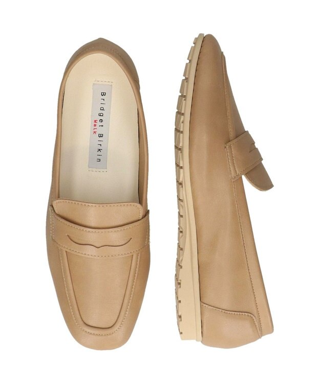 Bridget Birkin ＜3E＞【Bridget Birkin Walk】エフォートレスベルトローファー ベージュ