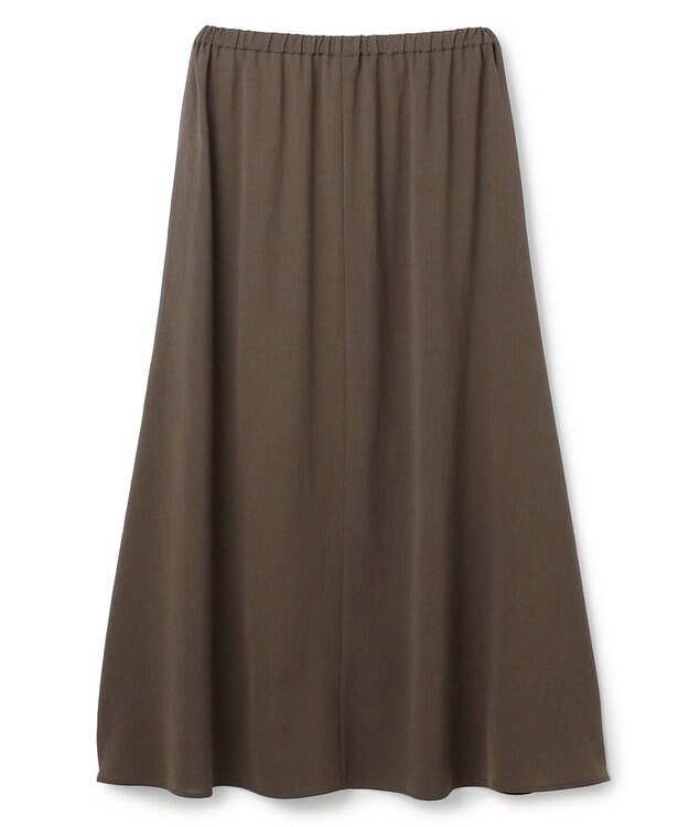 uncrave ドライタッチトロ フレアスカート トープ