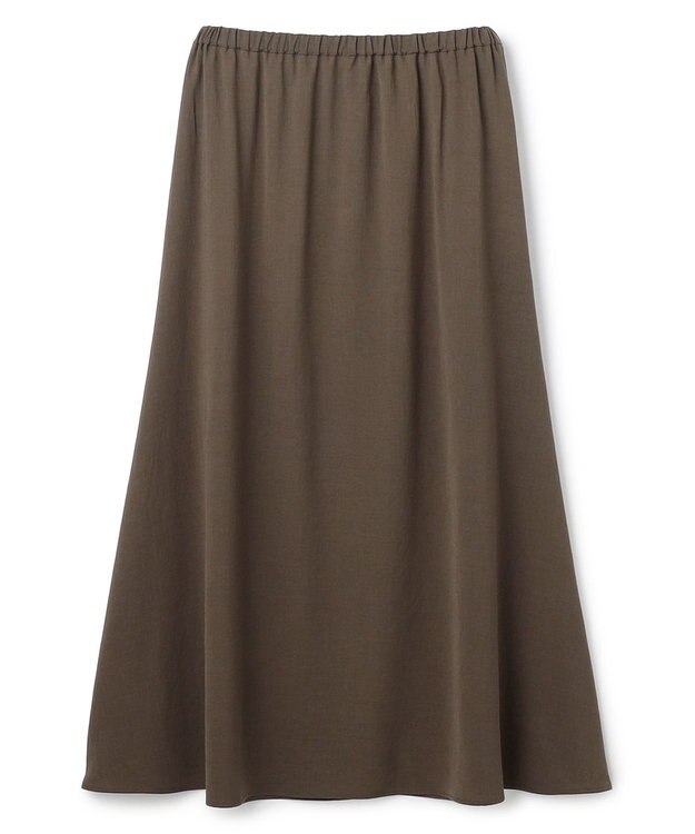 uncrave ドライタッチトロ フレアスカート トープ