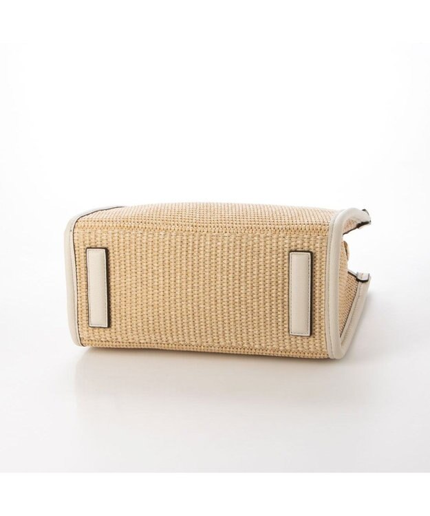 UNBILLION cachecache ポリプロピレン2wayスクエアトートバッグ アイボリー