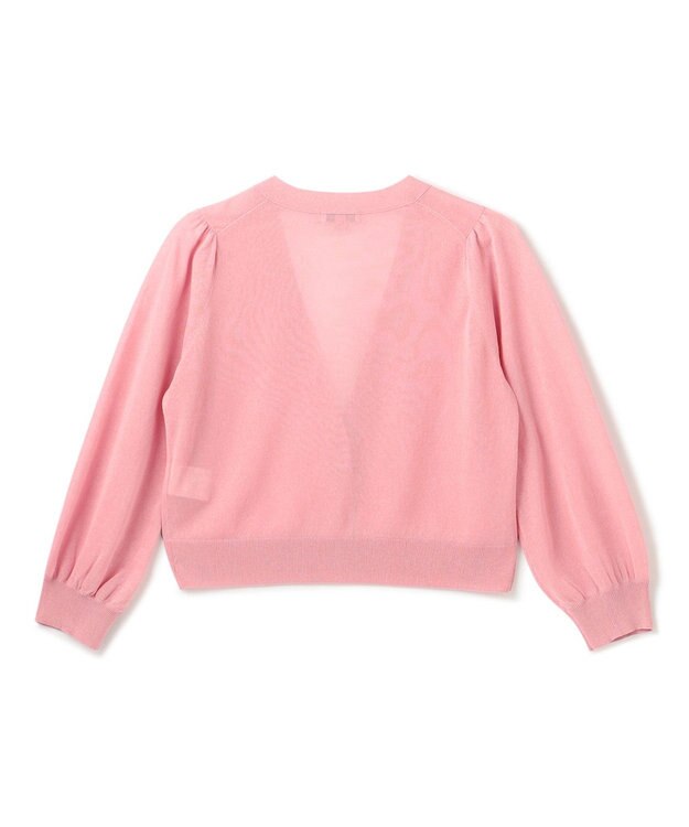 TOCCA 【洗える！】SHEER KNIT カーディガン ピンク系