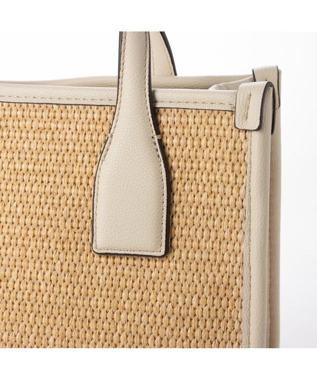 UNBILLION cachecache ポリプロピレン2wayスクエアトートバッグ アイボリー