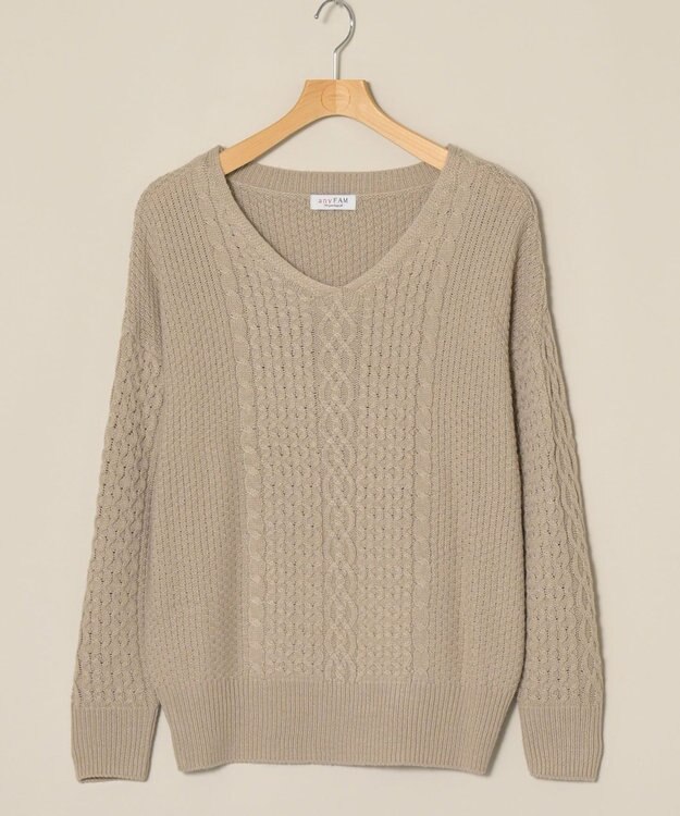 ONWARD Reuse Park 【any FAM】ニット秋冬 ベージュ