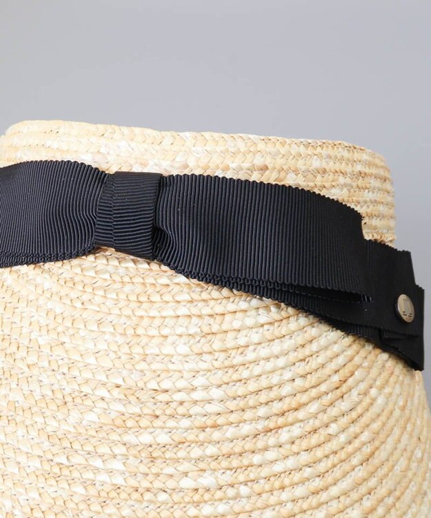 AURORA 【 LANVIN COLLECTION（ランバン コレクション） 】麦クリップバイザー ベージュ