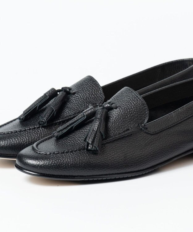 BONTRE 【BONTRE/ボントレ】アーモンドトゥタッセルローファー ブラック