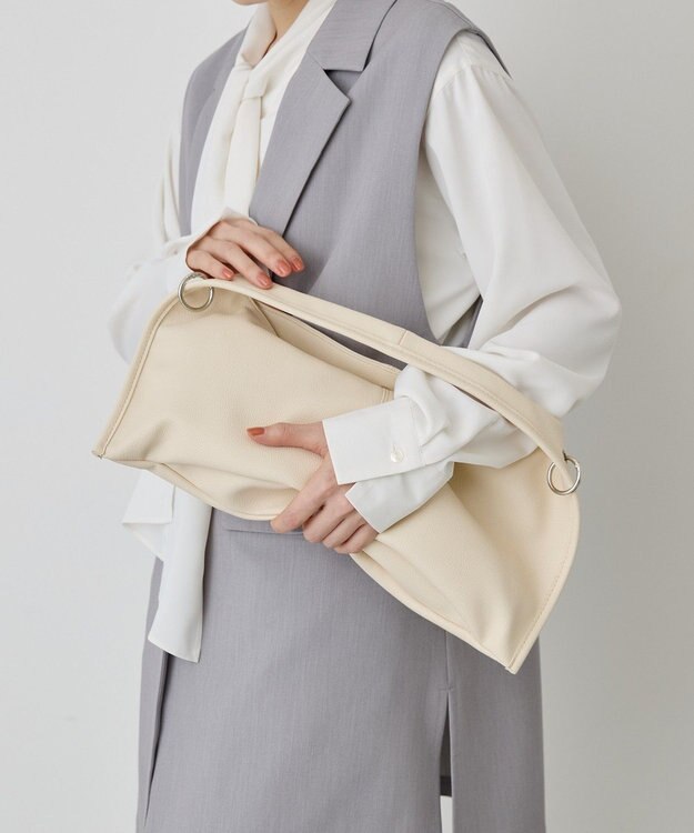 AMERICAN HOLIC オンフラップ2WAYショルダーバッグ Ivory