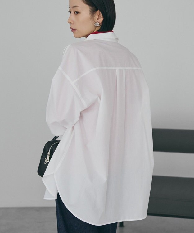 AMERICAN HOLIC イージーケアハイネックシャツ Off White