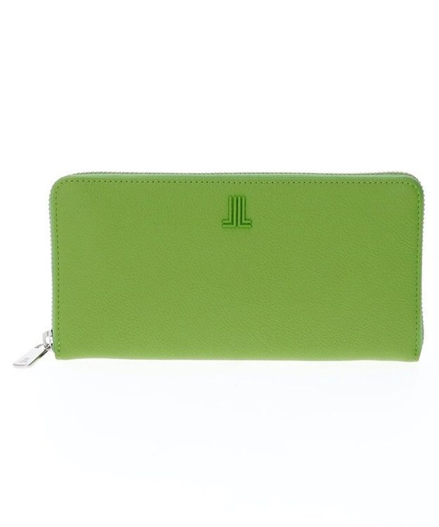 LANVIN en Bleu カリヨン ラウンド長財布 ライトグリーン