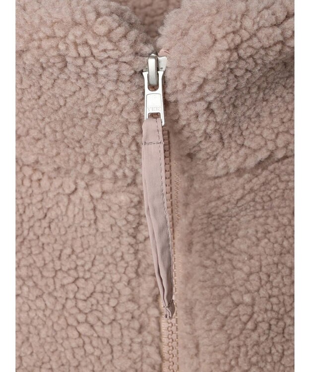 Green Parks スタンドカラーボアブルゾン Mocha