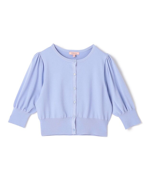 TOCCA 【接触冷感・UV90%以上カット・洗える】BALOON カーディガン サックスブルー系