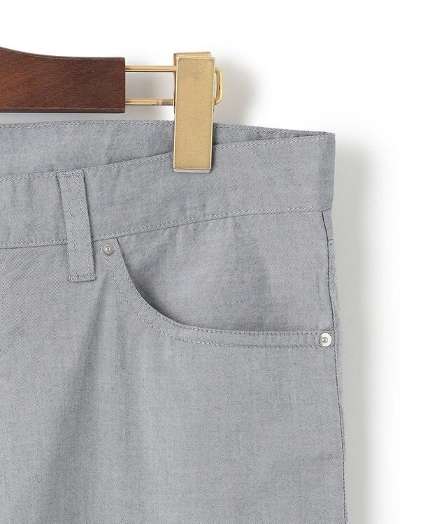 J.PRESS MEN 【ストレッチ】シャンブレーストレッチツイル パンツ ネイビー系