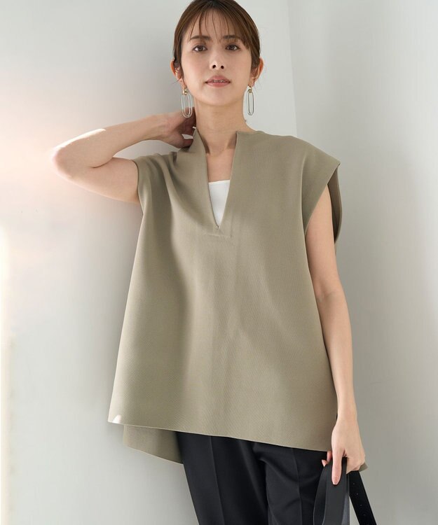 UNFILO 【新色登場】スクエアテレコタンクトップ オフ