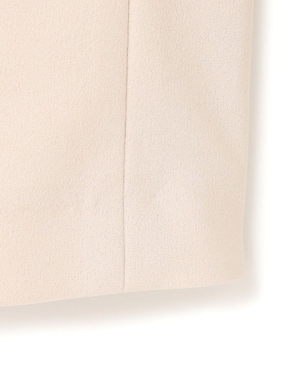 UNFILO BEAUTY MOVE ボタン付き ノーカラージャケット アイボリー