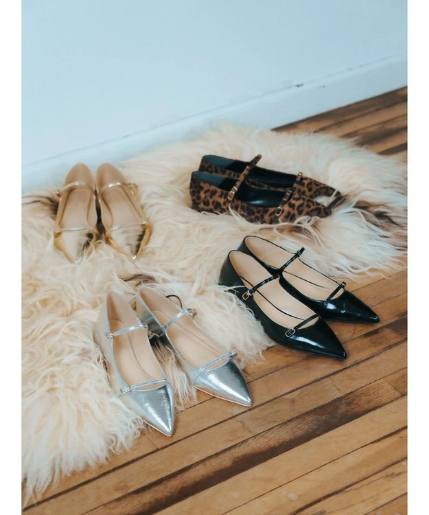 YECCA VECCA 2wayメリージェーンパンプス Black