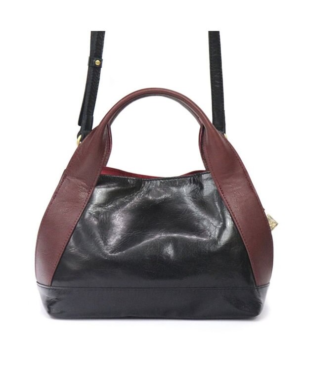 Regalo Felice 【長財布が入る / ショルダー付】2wayバッグ / REGALO BK(ブラック×ボルドー)