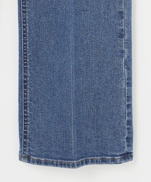 ANY SIS L センタープレスセミフレア デニム インディゴ