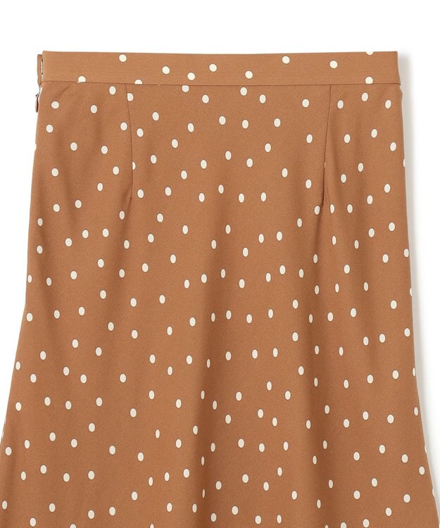 BEIGE， 【S-size】VIGNON / ドットスカート Camel ×Ecru