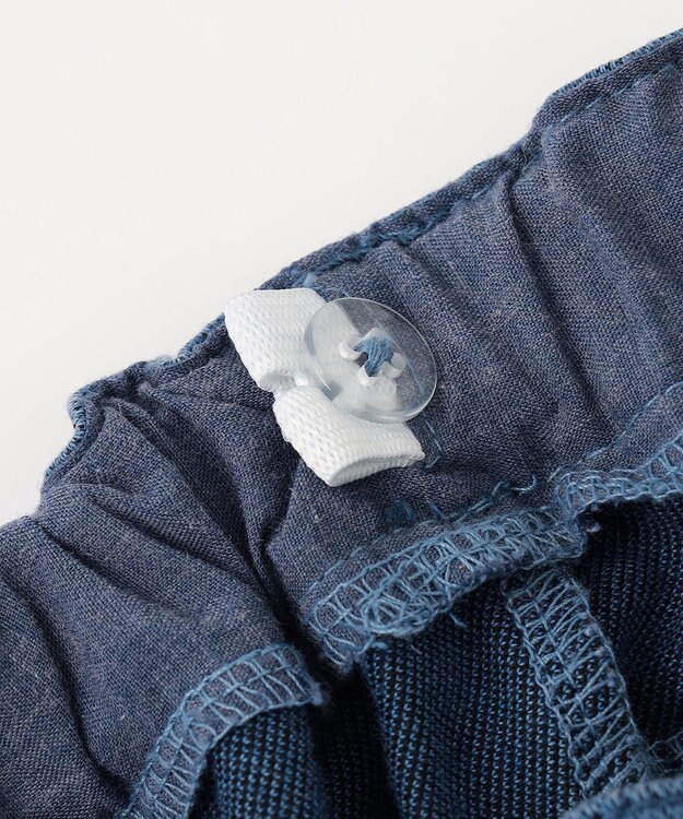 ANY KIDS カット デニム パンツ ブルー