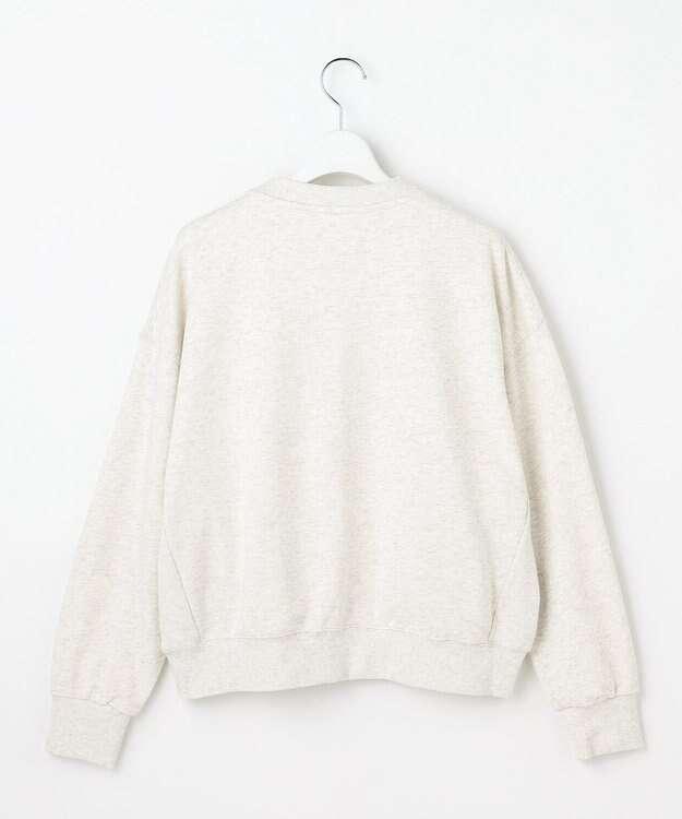 Feroux 【猫カフェMOCHAコラボ】猫ちゃんプリント トレーナー ライトグレー系