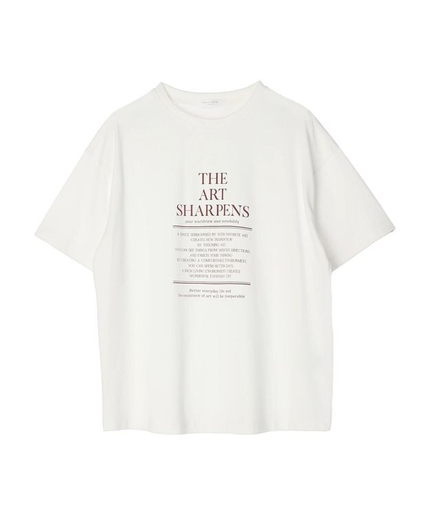Green Parks 表紙風ロゴボックスＴシャツ Off White