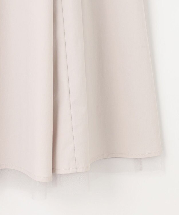 ANY SIS L 【2WAY】ライトチュールリバーシブル スカート アイボリーベージュ