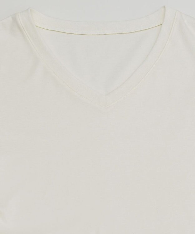 WACOAL MEN WACOAL MEN あったかインナー Vネック 3分袖 綿100％ 保温性 やわらかさが続く 静電気が起こりにくい 毛玉になりにくい 後裾長め設計 インナー メンズ WL5102 /ワコールメン アイボリー