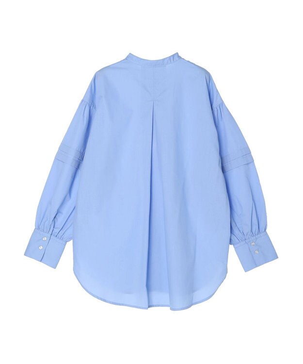 Green Parks ボリュームタックブラウス Blue